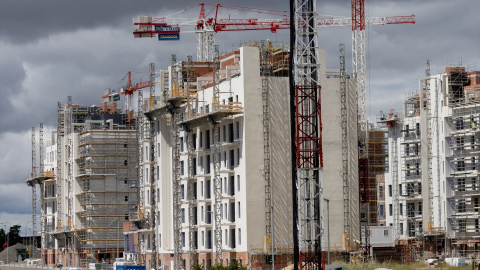 Obras en bloques de vivienda, a 17 de mayo de 2024, en Madrid (España).- Eduardo Parra / Europa Press Obras en bloques de vivienda, a 17 de mayo de 2024, en Madrid (España).- Eduardo Parra / Europa Press