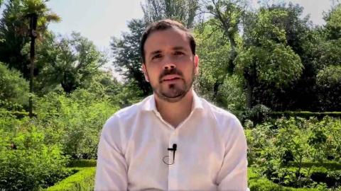 Alberto Garzón, ministro de Consumo, en el vídeo de su campaña contra el consumo de carne. Alberto Garzón, ministro de Consumo, en el vídeo de su campaña contra el consumo de carne.