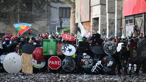 Protestas en Santiago de Chile en enero de 2020. Shutterstock / Chomen Protestas en Santiago de Chile en enero de 2020. Shutterstock / Chomen