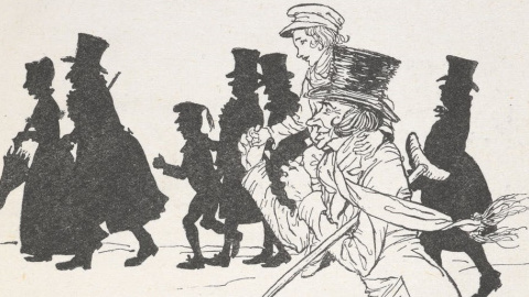 Ilustración de A Christmas Carol de Dickens firmada por Arthur Rackam en 1915. Wikimedia Commons Ilustración de A Christmas Carol de Dickens firmada por Arthur Rackam en 1915. Wikimedia Commons