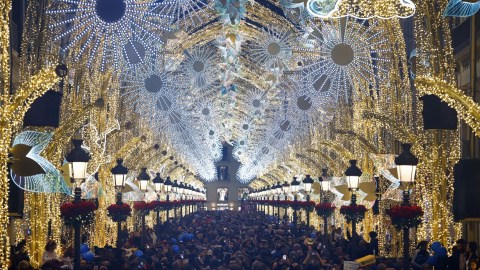 Encendido de las luces de Navidad en Málaga. E.P./Álex Zea27 Encendido de las luces de Navidad en Málaga. E.P./Álex Zea