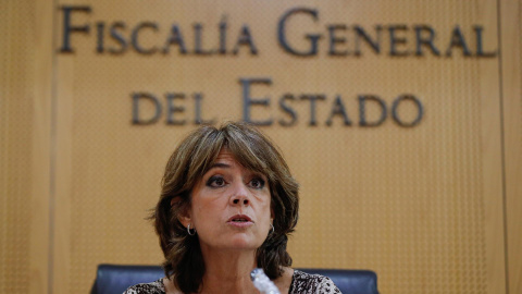 MADRID, 19/07/2022.- Fotografía de archivo (24/07/2020), de la fiscal general del Estado, Dolores Delgado, que ha presentado este martes su renuncia al cargo por motivos de salud. EFE/Emilio Naranjo MADRID, 19/07/2022.- Fotografía de archivo (24/07/2020), de la fiscal general del Estado, Dolores Delgado, que ha presentado este martes su renuncia al cargo por motivos de salud. EFE/Emilio Naranjo