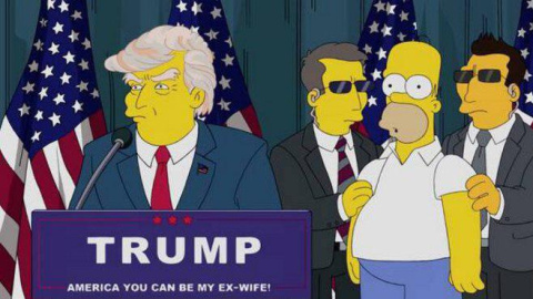 trump-y-los-simpson