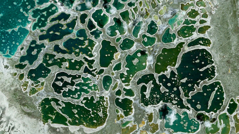 Vista satelital de Kiribati. Foto: Robert Stone - Google Earth / CC BY-ND 2.0 Vista satelital de Kiribati. Foto: Robert Stone - Google Earth / CC BY-ND 2.0