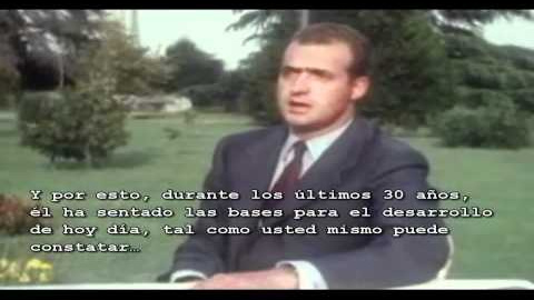 Franco es un ejemplo para mi, Juan Carlos I Rey de España