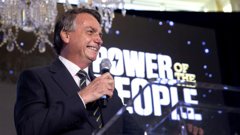 Bolsonaro, en Miami el pasado viernes. EFE/EPA/CRISTOBAL HERRERA-ULASHKEVICH Bolsonaro, en Miami el pasado viernes. EFE/EPA/CRISTOBAL HERRERA-ULASHKEVICH