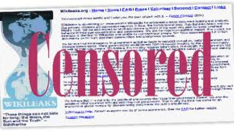 Wikileaks censored
