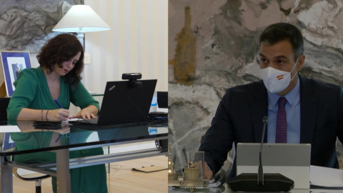 El presidente del Gobierno, Pedro Sánchez y la presidenta de la Comunidad de Madrid, Isabel Díaz Ayuso. (Fuente: Europa Press / Cedidas) El presidente del Gobierno, Pedro Sánchez y la presidenta de la Comunidad de Madrid, Isabel Díaz Ayuso. (Fuente: Europa Press / Cedidas)