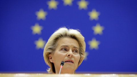 La presidenta de la Comisión Europea, Ursula von der Leyen. REUTERS/Olivier Hoslet La presidenta de la Comisión Europea, Ursula von der Leyen. REUTERS/Olivier Hoslet