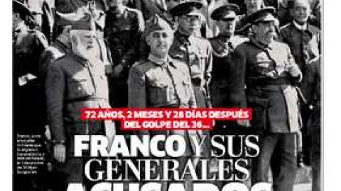 Portada de Público tras declararse Garzón competente en investigar el franquismo