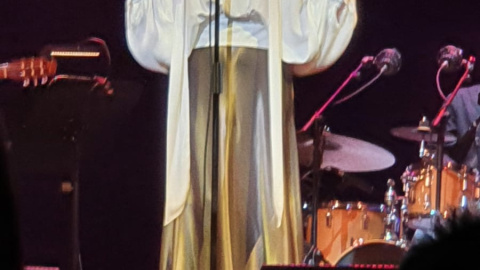 La cantante Sole Gimenez durante su concierto en el Teatro de la Zarzuela el 6 de octubre de 2020. Foto: Franz Londres La cantante Sole Gimenez durante su concierto en el Teatro de la Zarzuela el 6 de octubre de 2020. Foto: Franz Londres