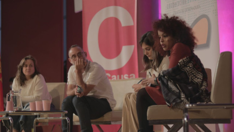 Periodistas participantes en el IV Congreso de Periodismo de Migraciones de Mérida. Fotografía: Pablo Fernández Congreso Periodismo de Migraciones