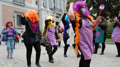 Movilización de las trabajadoras del hogar en Madrid. Carmen Blanco Grigelmo trabajadoras hogar