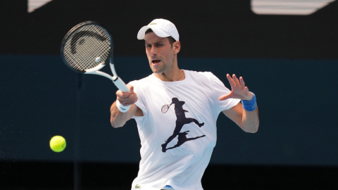 El tenista serbio Novak Djokovic en un partido reciente.- PR IMAGE / DPA El tenista serbio Novak Djokovic en un partido reciente.- PR IMAGE / DPA