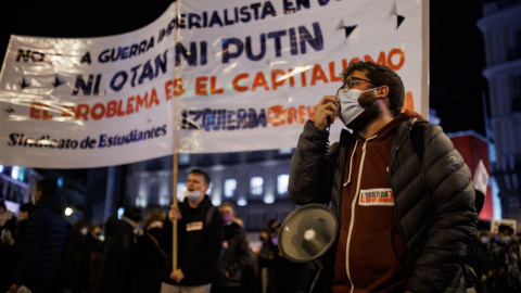 Concentración en la Puerta del Sol contra la guerra y la OTAN.- Alejandro Martínez Vélez / Europa Press Concentración en la Puerta del Sol contra la guerra y la OTAN.- Alejandro Martínez Vélez / Europa Press