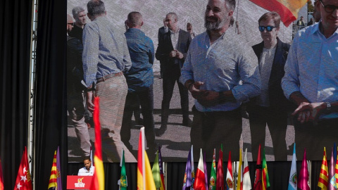 El nuevo secretario general de Vox, Ignacio Garriga, interviene en el evento 'Viva 22'.- Jesús Hellín / Europa Press El nuevo secretario general de Vox, Ignacio Garriga, interviene en el evento 'Viva 22'.- Jesús Hellín / Europa Press