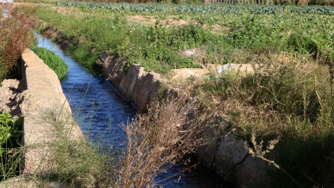 Canal de reg al riu Llobregat. — Gemma Sánchez / ACN Canal de reg al riu Llobregat. — Gemma Sánchez / ACN