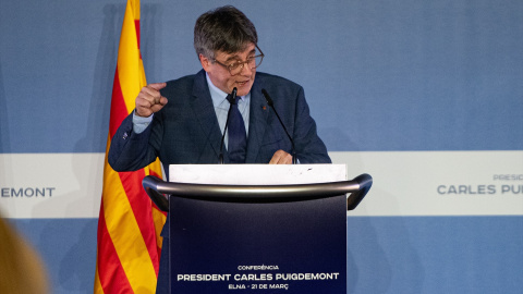 El expresidente de la Generalitat y eurodiputado de Junts, Carles Puigdemont - Glòria Sánchez / Europa Press El expresidente de la Generalitat y eurodiputado de Junts, Carles Puigdemont - Glòria Sánchez / Europa Press