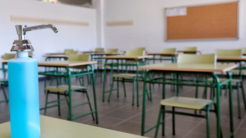 Aula de un colegio. Aula de un colegio.