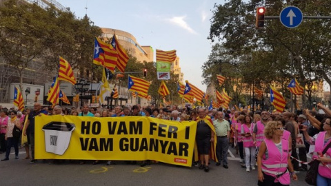 Manifestación en Barcelona en el segundo aniversario del 1-O. /CÈLIA MUNS Manifestación en Barcelona en el segundo aniversario del 1-O. /CÈLIA MUNS