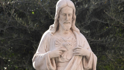 Imagen de archivo. Estatua del Sagrado Corazón.- Pixabay Imagen de archivo. Estatua del Sagrado Corazón.- Pixabay