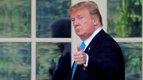 23/05/2019 - El presidente de Estados Unidos Donald Trump en la Casa Blanca. / REUTERS - CARLOS BARRIA 23/05/2019 - El presidente de Estados Unidos Donald Trump en la Casa Blanca. / REUTERS - CARLOS BARRIA