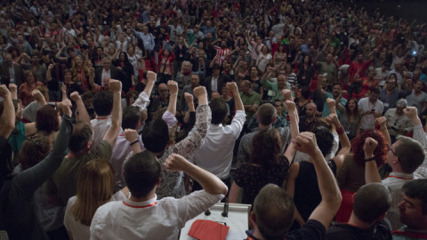 Vista de una Asamblea Federal de IU. CEDIDA Vista de una Asamblea Federal de IU. CEDIDA