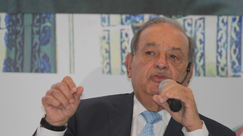 El millonario mexicano Carlos Slim, en un acto en Ciudad de México. E.P. El millonario mexicano Carlos Slim, en un acto en Ciudad de México. E.P.