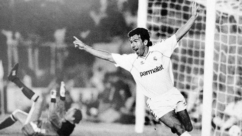 El futbolista del Real Madrid Juan Gómez, Juanito. El futbolista del Real Madrid Juan Gómez, Juanito.