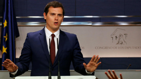 El presidente de Ciudadanos, Albert Rivera, en una imagen de archivo. REUTERS El presidente de Ciudadanos, Albert Rivera, en una imagen de archivo. REUTERS