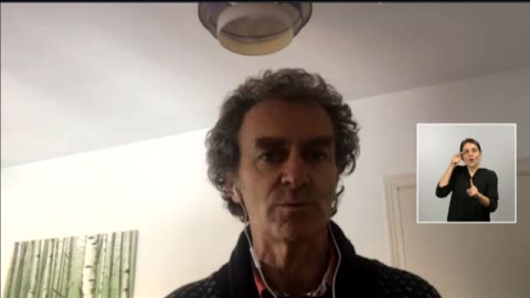 Simón destaca que "el foco ya no está en el pico sin en las UCIs"