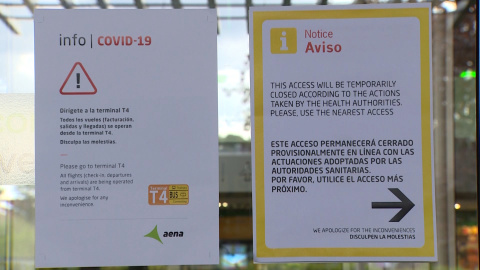 Barajas abre solo la T4 a partir del hoy
