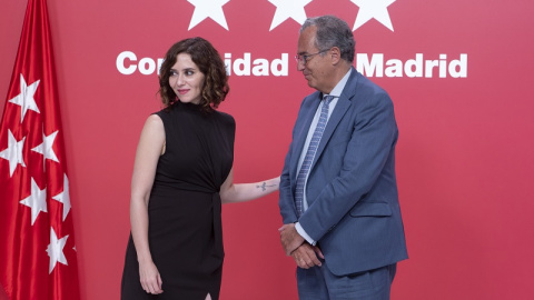 La presidenta de la Comunidad de Madrid, Isabel Díaz Ayuso y el nuevo vicepresidente Enrique Ossorio.Alberto Ortega / Europa Press La presidenta de la Comunidad de Madrid, Isabel Díaz Ayuso y el nuevo vicepresidente Enrique Ossorio.Alberto Ortega / Europa Press