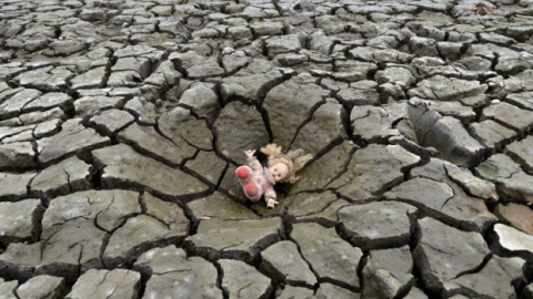 Cerca de un lago artificial prácticamente vacío debido a la sequía en Honduras de mayo de 2013 (AFP/Orlando Sierra) Cerca de un lago artificial prácticamente vacío debido a la sequía en Honduras de mayo de 2013 (AFP/Orlando Sierra)