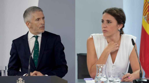 Marlaska y Montero. - Ballesteros (EFE) / Alberto Ortega (Europa Press) Marlaska y Montero. - Ballesteros (EFE) / Alberto Ortega (Europa Press)