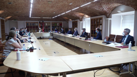 Ayuso y Aguado, en Consejo de Gobierno Ayuso y Aguado, en Consejo de Gobierno