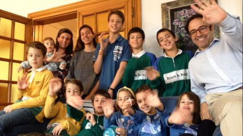 La familia de Valladolid al completo. La familia de Valladolid al completo.