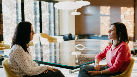 La bióloga Isabel Dorado-Liñán y la arqueóloga Helena Domínguez. La bióloga Isabel Dorado-Liñán y la arqueóloga Helena Domínguez.