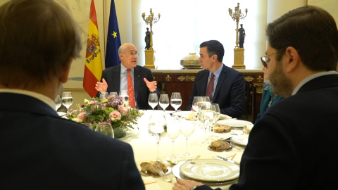 Sánchez y Gurría (OCDE) se reúnen para hablar del impacto del coronavirus Sánchez y Gurría (OCDE) se reúnen para hablar del impacto del coronavirus