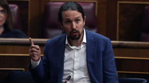 Pablo Iglesias en una intervención en el Congreso. EFE Pablo Iglesias en una intervención en el Congreso. EFE