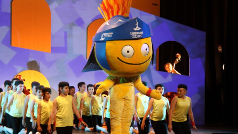 Tarracus, la mascota dels Jocs del Mediterrani ajornats fins al 2018 / ACN Tarracus, la mascota dels Jocs del Mediterrani ajornats fins al 2018 / ACN