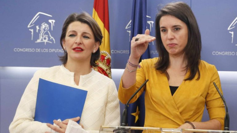 Irene Montero y Yolanda Díaz Irene Montero y Yolanda Díaz