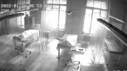 Dead Man Wake Up in Morgue, Russia CCTV Dead Man Wake Up in Morgue, Russia CCTV