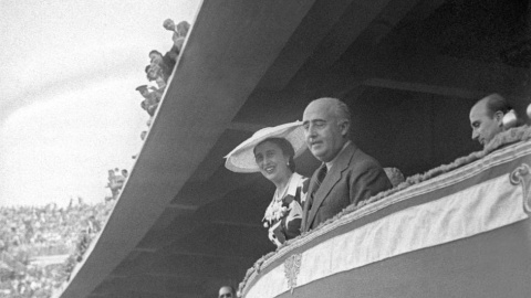Carmen Polo y Francisco Franco. EFE Carmen Polo y Francisco Franco. EFE