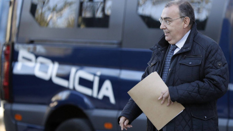 El comisario Enrique García Castaño, 'El Gordo', a su llegada a la Audiencia Nacional el pasado martes. | EFE El comisario Enrique García Castaño, 'El Gordo', a su llegada a la Audiencia Nacional el pasado martes. | EFE