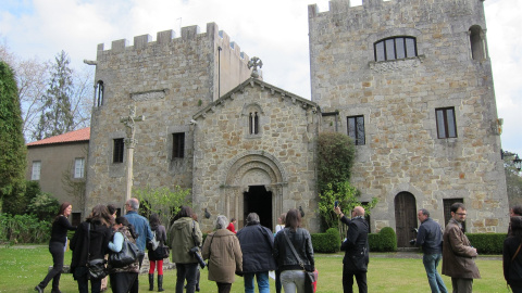 Fachada del Pazo de Meirás, apropiado por la familia Franco, en Sada, A Coruña. / Europa Press Fachada del Pazo de Meirás, apropiado por la familia Franco, en Sada, A Coruña. / Europa Press