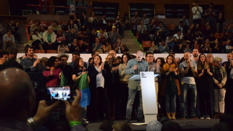 Xavier Domènech en discurs de tancament de l'Assemblea fundacional dels Comuns Xavier Domènech en discurs de tancament de l'Assemblea fundacional dels Comuns