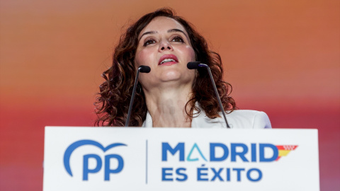 Ayuso inaugura la tercera jornada 'Popular' que lleva por título 'La persona en el centro' La presidenta de la Comunidad de Madrid y presidenta del Partido Popular (PP) de Madrid, Isabel Díaz Ayuso, inaugura la tercera jornada 'Popular', 'La persona en el centro', en el Auditorio Joaquín Rodrigo de Las Rozas, a 13 de enero de 2023, en Las Roz