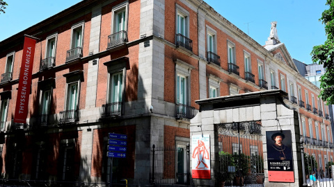 En la imagen, el fachada del Museo Thyssen-Bornemisza, en una imagen de archivo. / EFE/Víctor Lerena En la imagen, el fachada del Museo Thyssen-Bornemisza, en una imagen de archivo. / EFE/Víctor Lerena