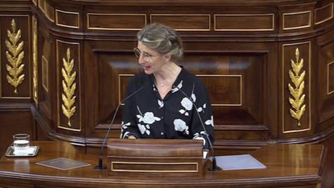 Yolanda Díaz reivindica el diálogo social Yolanda Díaz reivindica el diálogo social